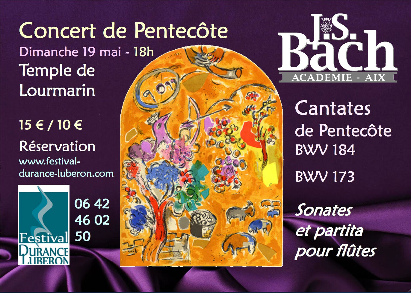 Affiche concert Bach