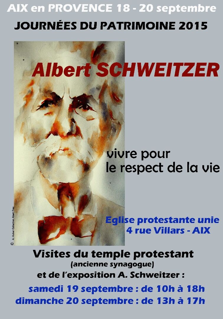 Affiche Aix-Albert Schweitzer
