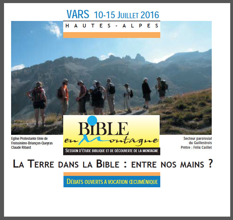 Bible en montagne 2016