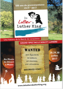 Affiche Spectacle De Luther à Luther King