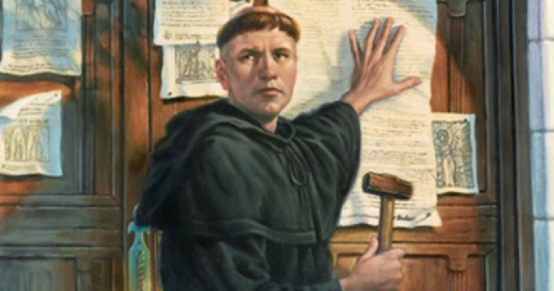 Luther pose les 95 thèses