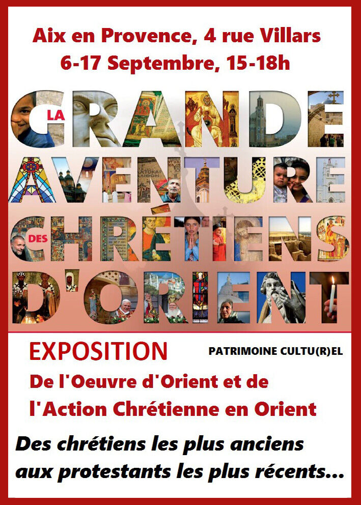 Affiche expo Chrétiens d'Orient-Aix