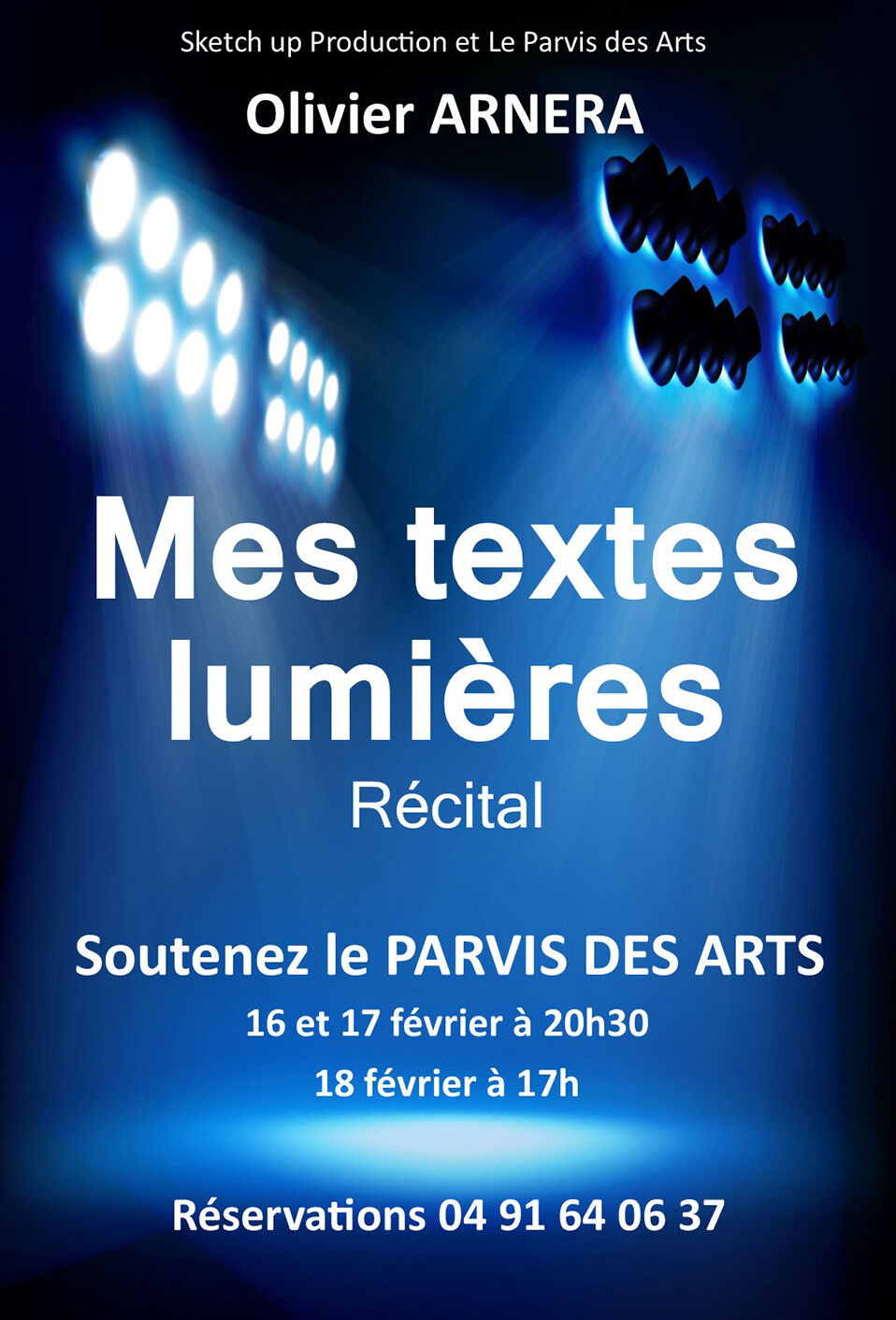 Récital de textes- Parvis des Arts 2018