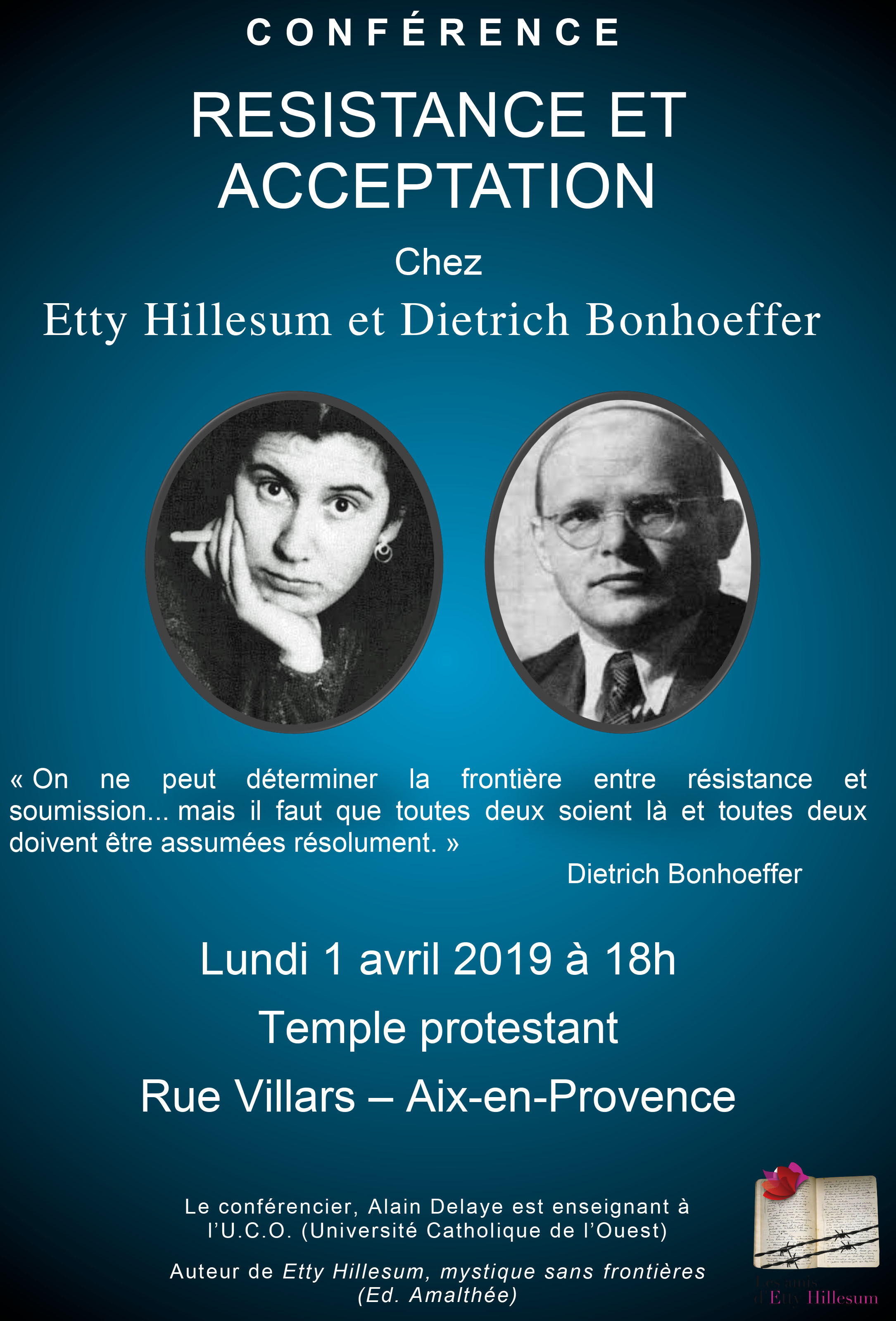 Résistance et acceptation - Conférence à Aix