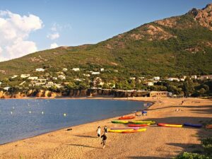 Plage de la marine à Galéria