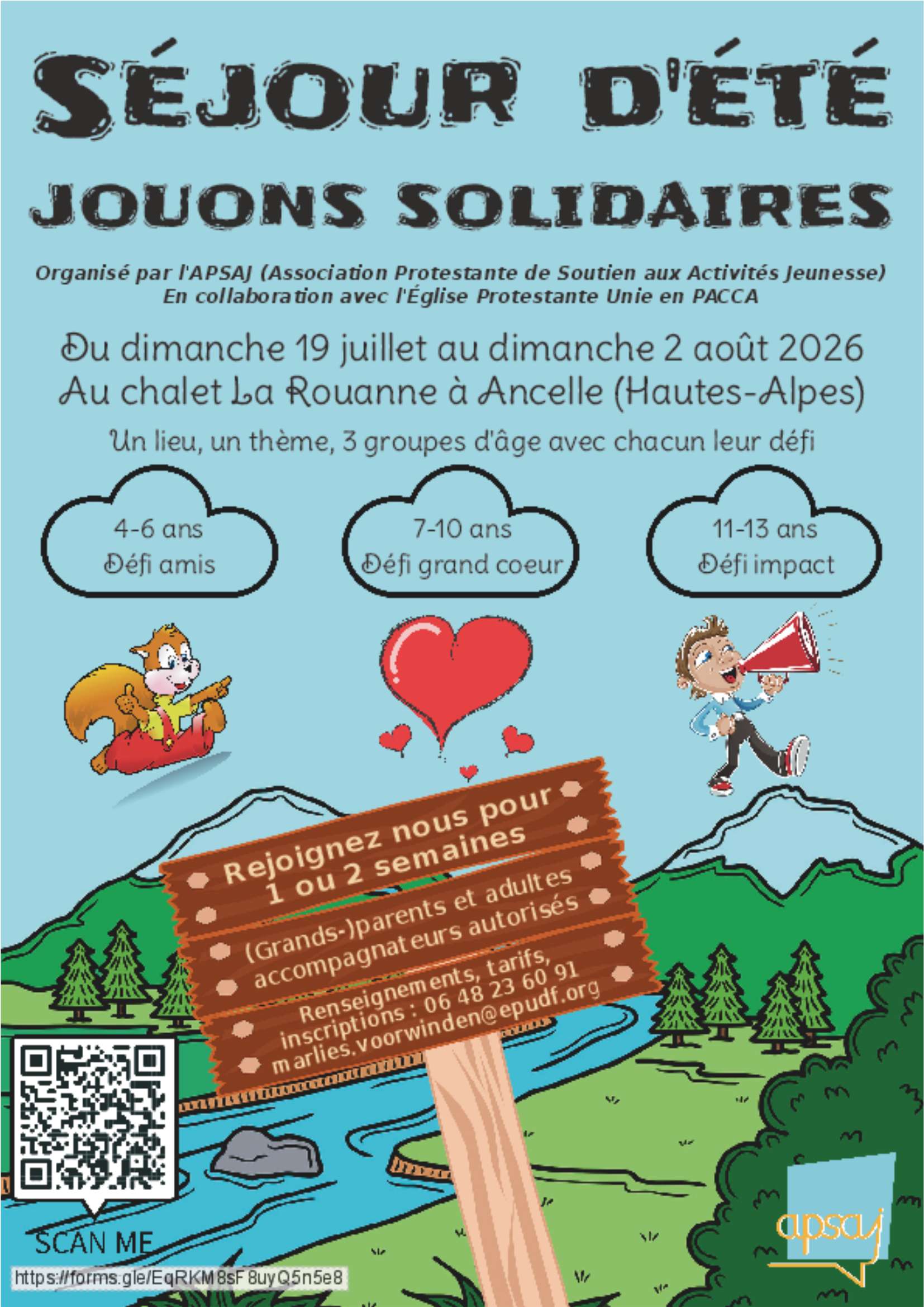 Séjour d'été "Jouons solidaires"