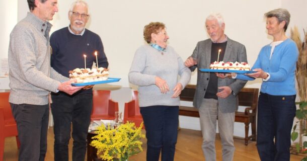 50 ans d'Echanges - Le gâteau d'anniversaire