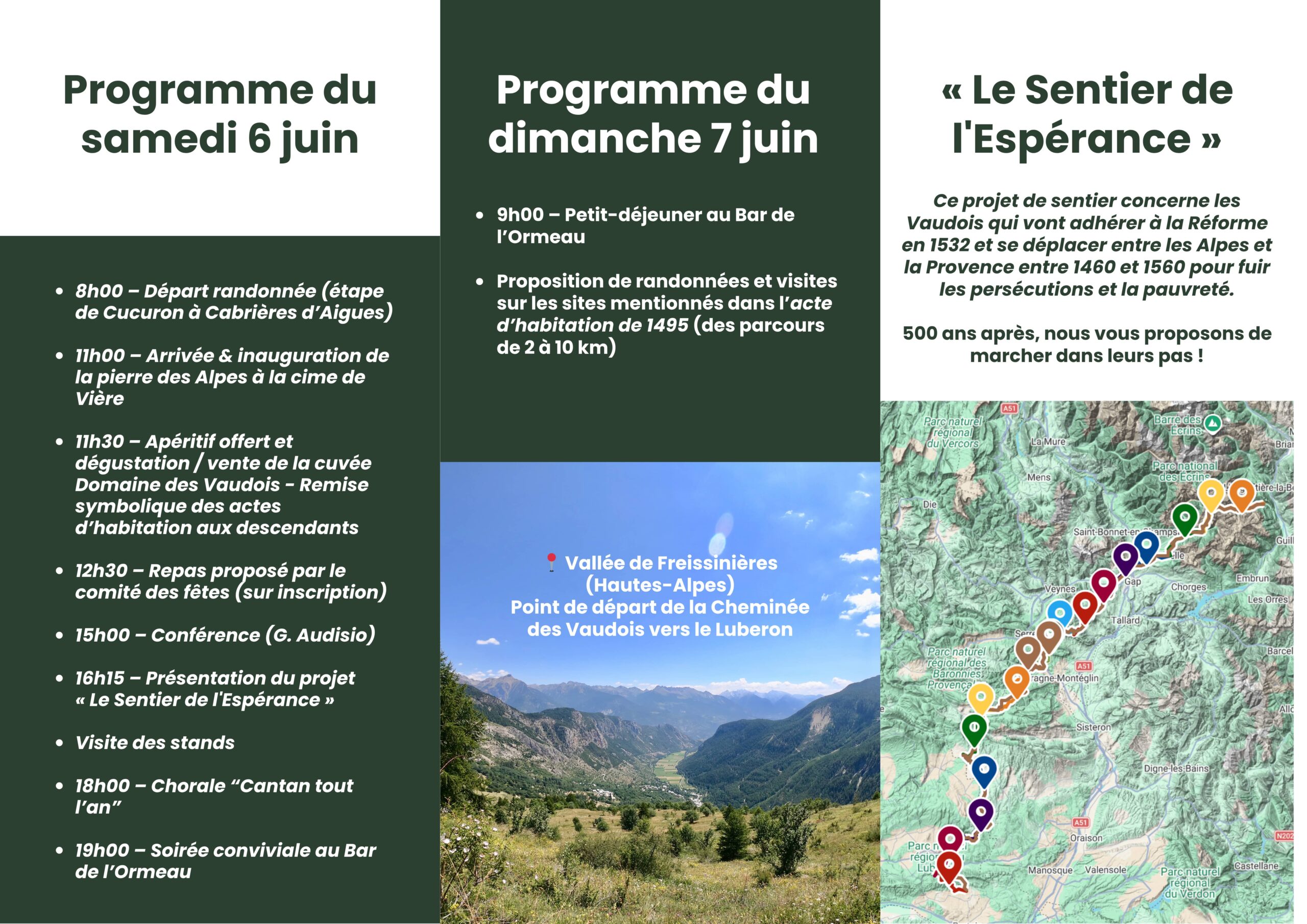 Sentier de l'Espérance : fête de l'arrivée (2)