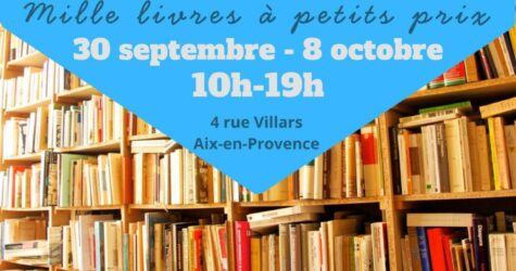 Braderie solidaire de livres à Aix-en-Provence